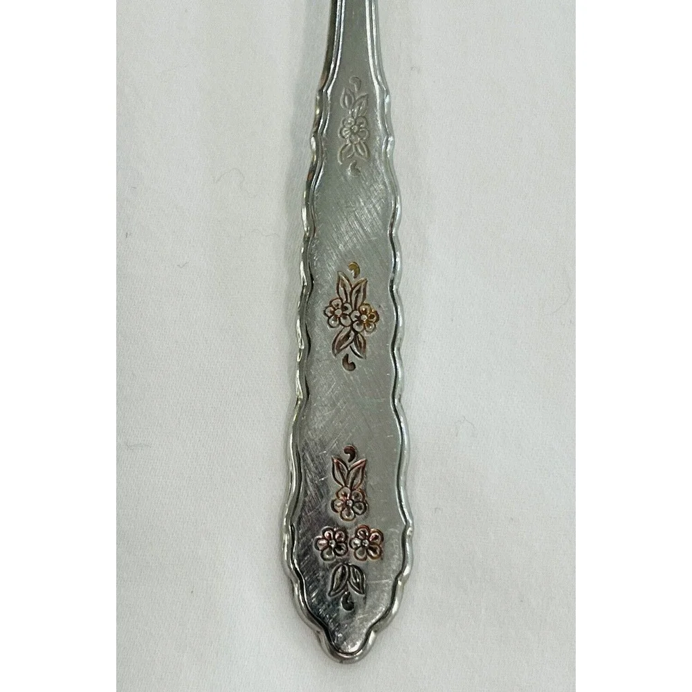 Oneida  Teaspoon FLORAL BOUQUET Stainless‎ Distinction Silverware Flatware
